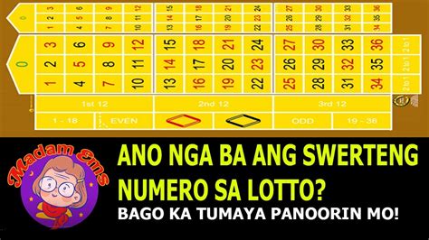 numero ng tae sa lotto